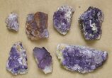 Lot: to Purple Fluorite Clusters - Pieces #138126-2